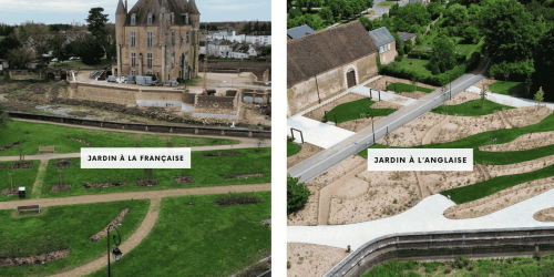 Visualisation de la transformation du jardin