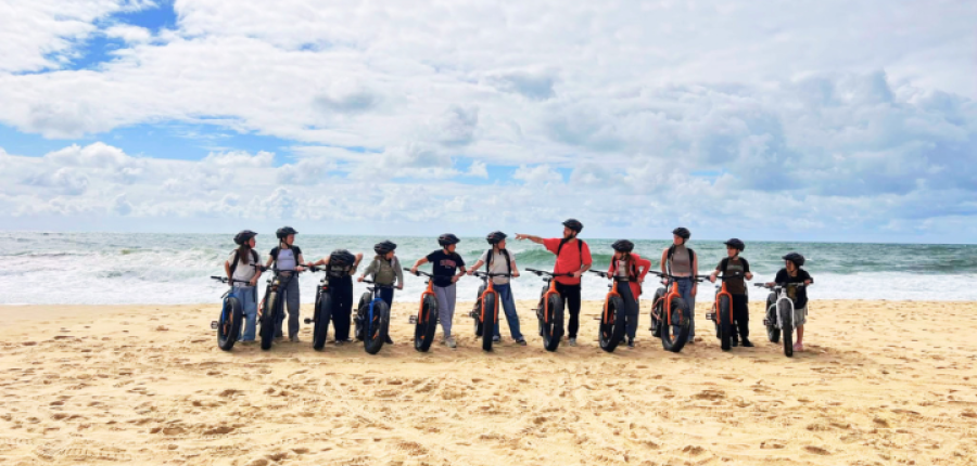 Séjour d'été à Hossegor, pour les jeunes, proposée par l'association Rose et Vacances de Bellegarde dans le Loiret.
