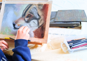 Atelier pastel à Bellegarde