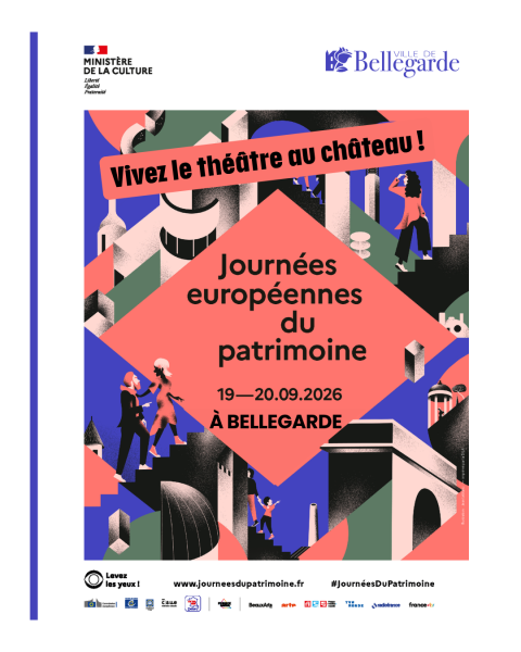 Affiche des journées européennes du patrimoine 2026 à Bellegarde
