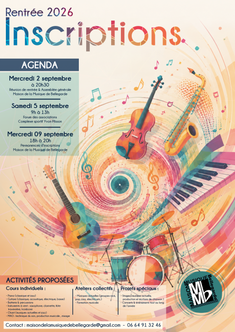 Affiche Assemblée Générale Maison de la Musique 2026