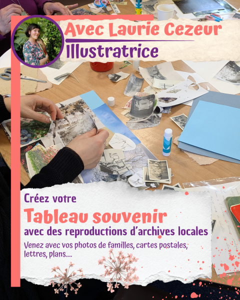Atelier Art-Chives avec Laurie Cezeur, mercredi créatif du 21 octobre