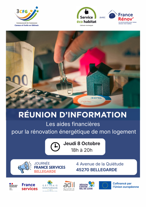 Affiche France Services Rénovation énergétique
