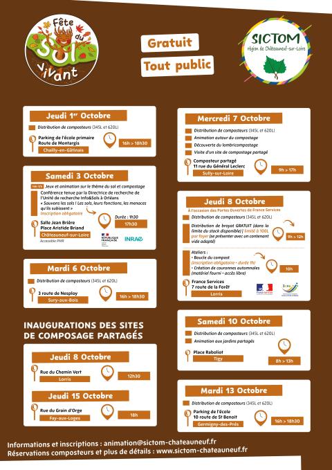 Affiche SICTOM FĂȘte du sol vivant !