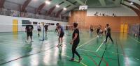 Entrainement de badminton